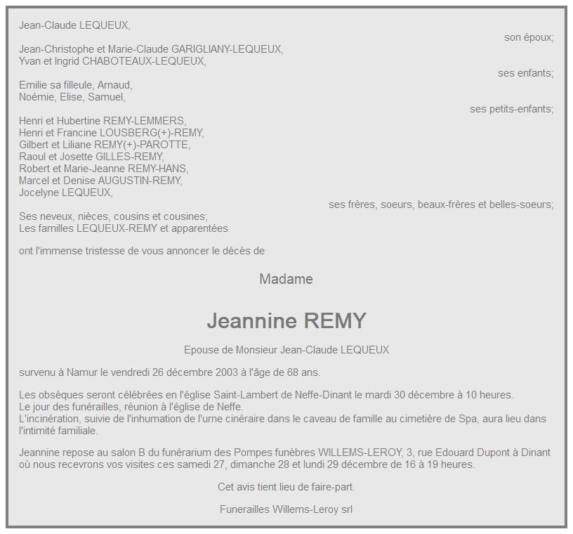Image Annonce nécrologique