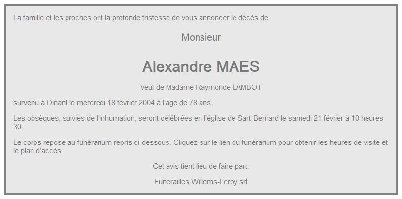Image Annonce nécrologique