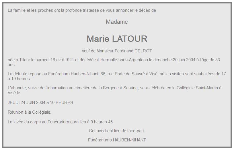 Image Annonce nécrologique