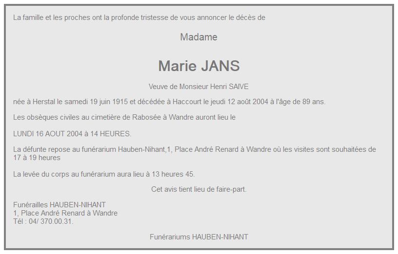 Image Annonce nécrologique