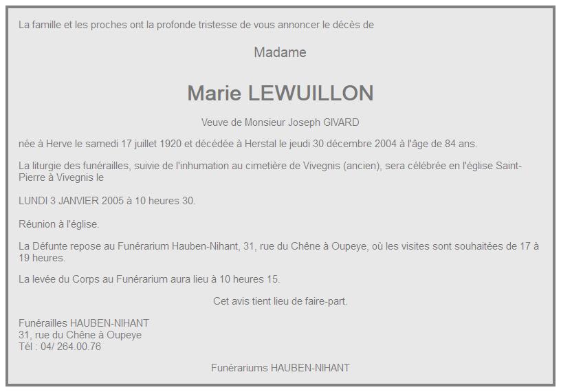 Image Annonce nécrologique
