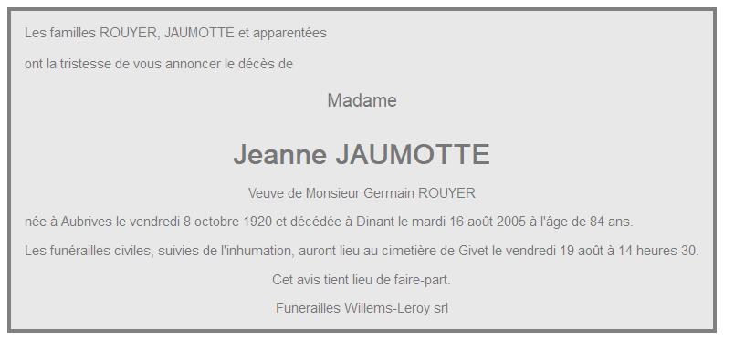 Image Annonce nécrologique