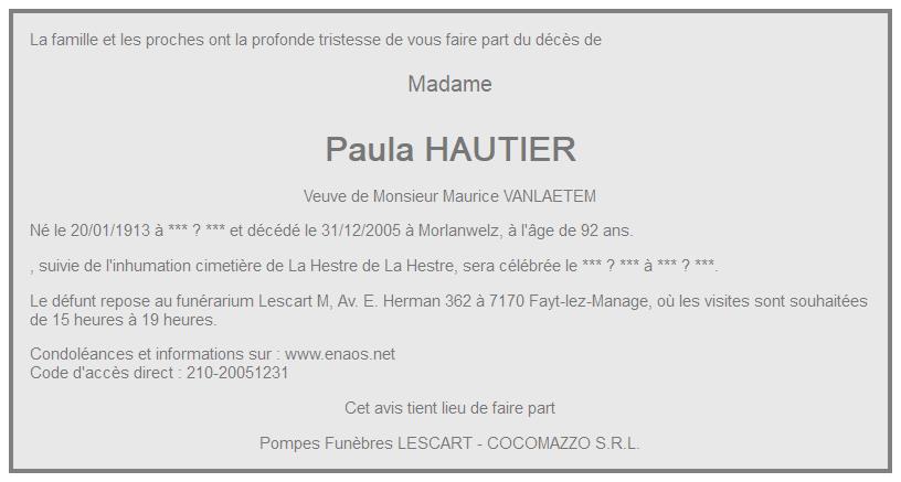 Image Annonce nécrologique