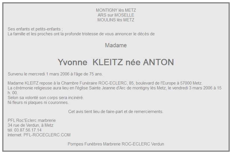 Image Annonce nécrologique