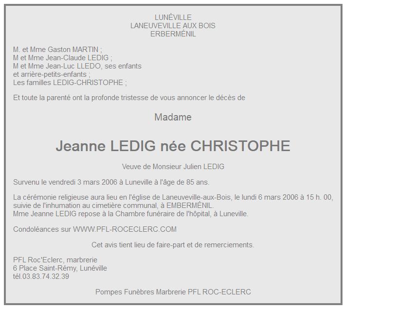 Image Annonce nécrologique