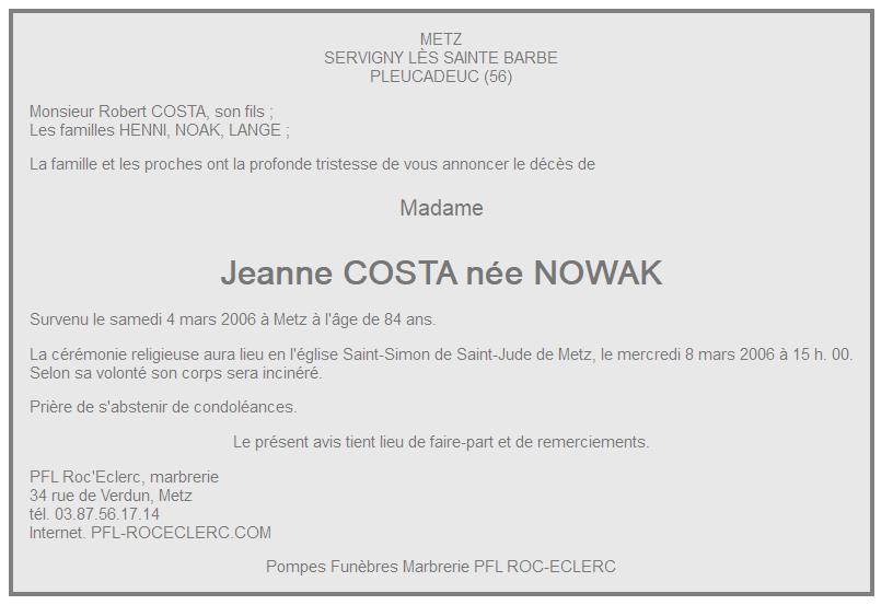 Image Annonce nécrologique