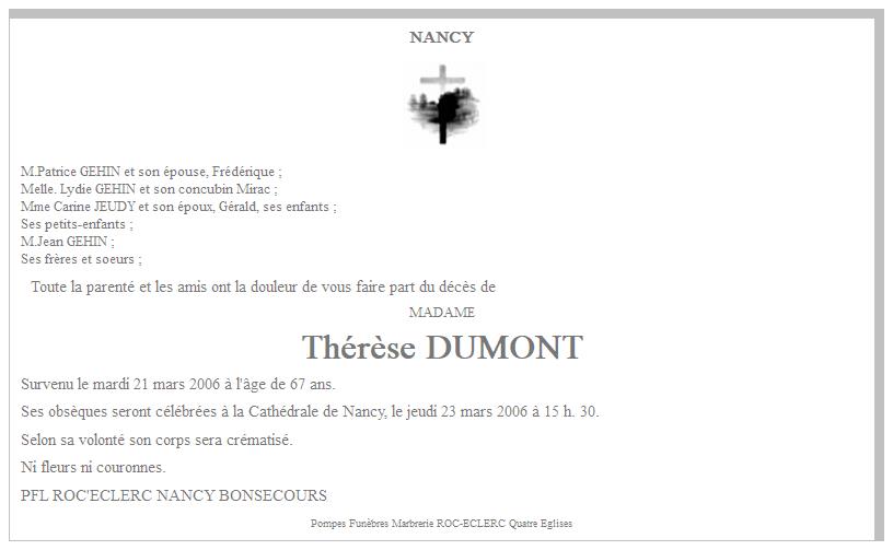 Image Annonce nécrologique