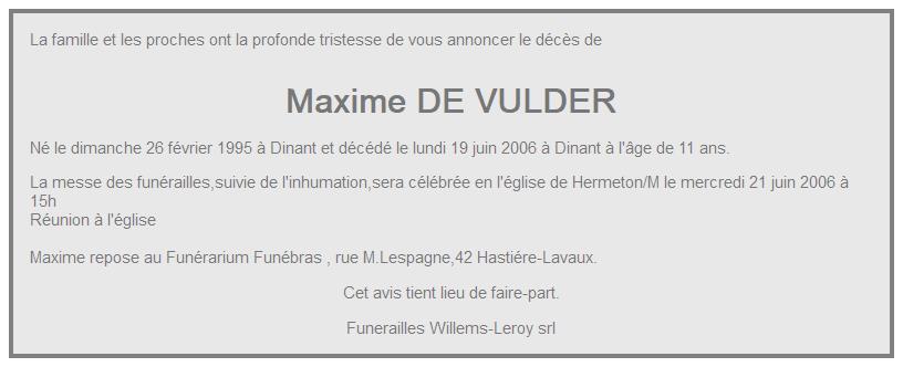 Image Annonce nécrologique