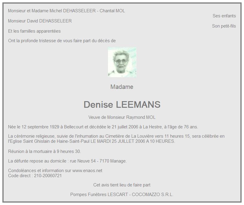 Image Annonce nécrologique