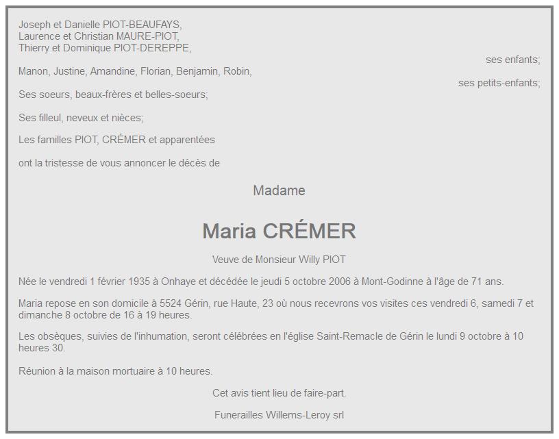 Image Annonce nécrologique