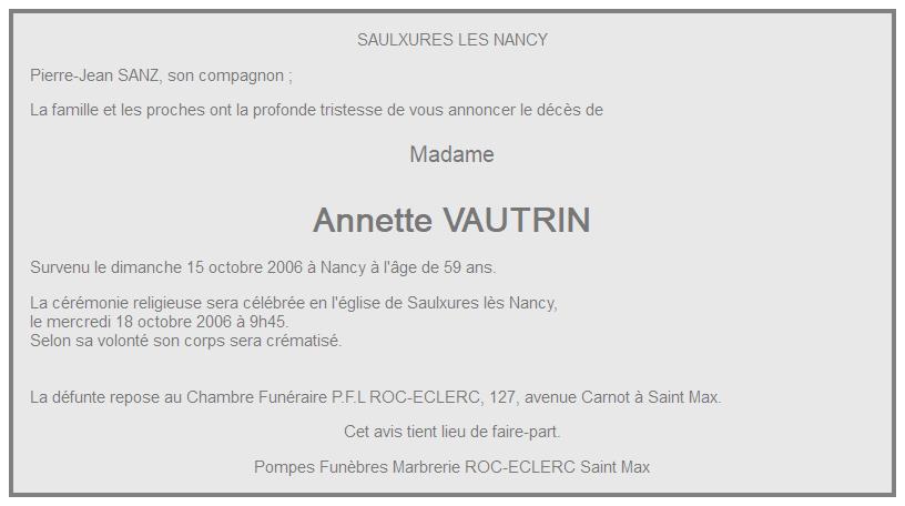 Image Annonce nécrologique