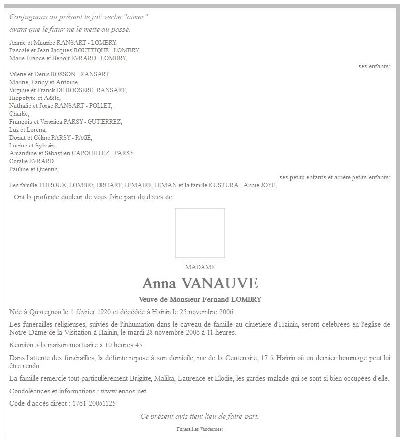 Image Annonce nécrologique