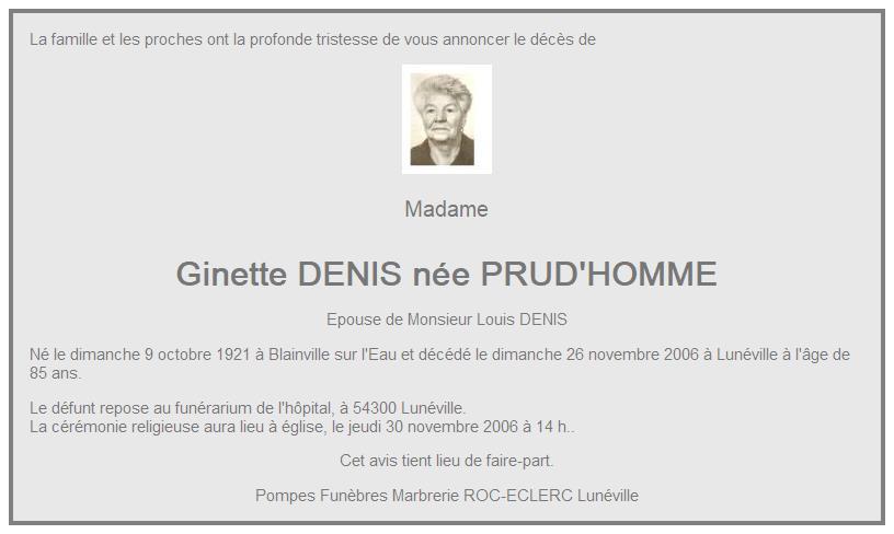 Image Annonce nécrologique