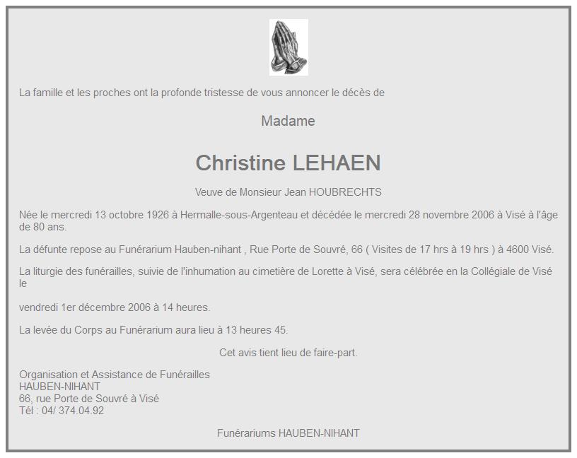 Image Annonce nécrologique