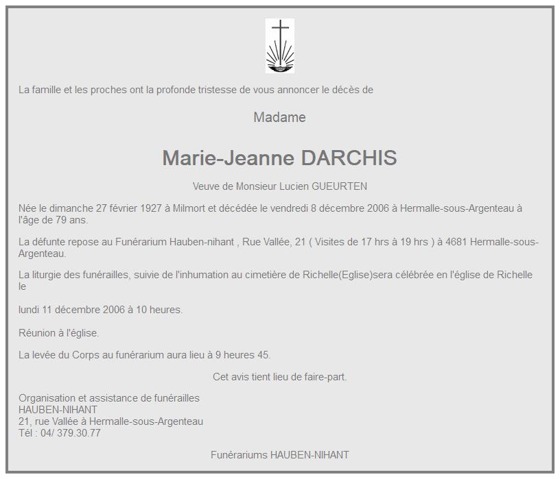 Image Annonce nécrologique