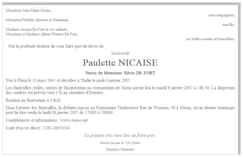 Image Annonce nécrologique