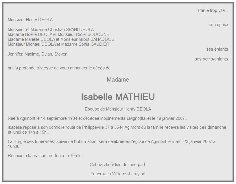 Image Annonce nécrologique