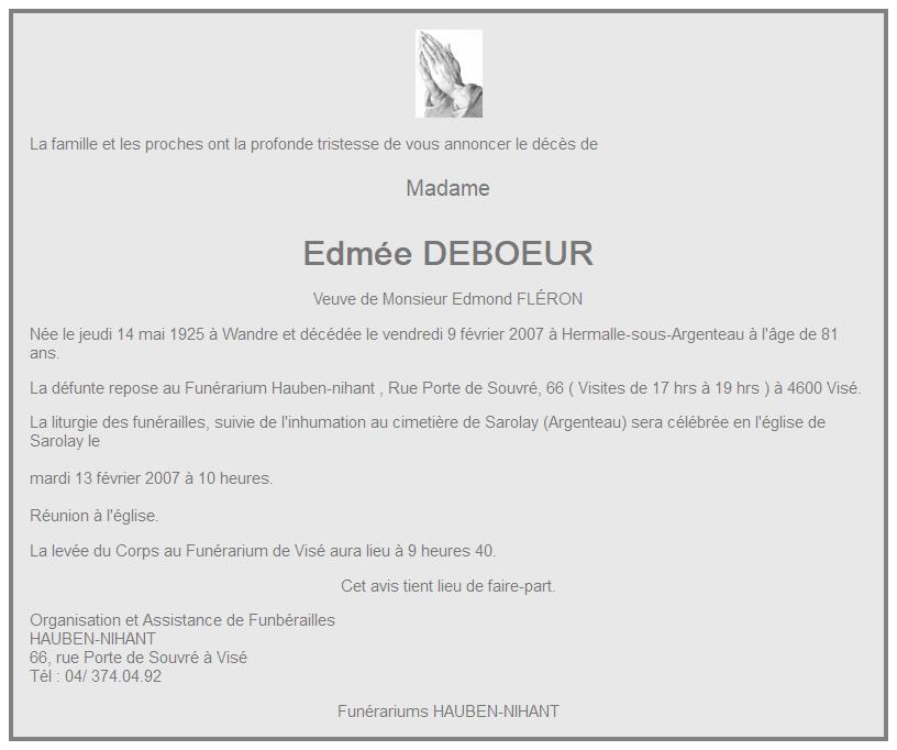 Image Annonce nécrologique