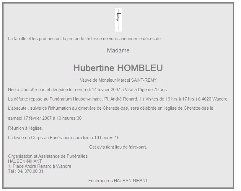 Image Annonce nécrologique