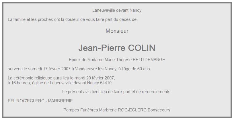 Image Annonce nécrologique