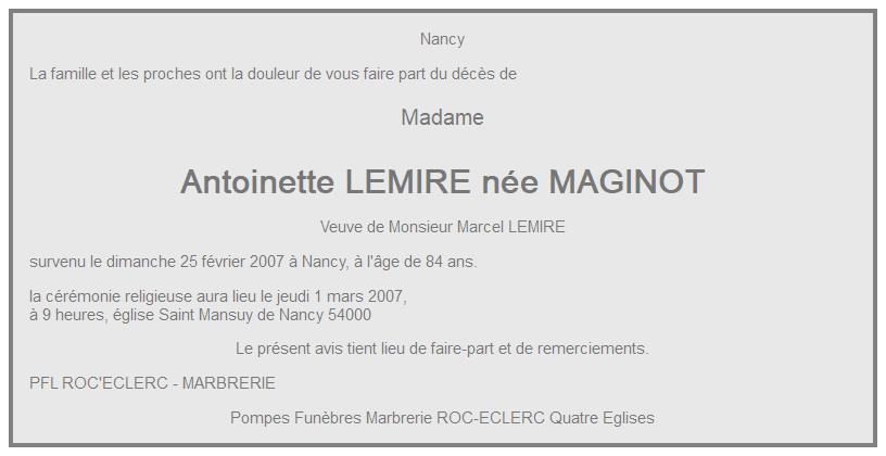 Image Annonce nécrologique