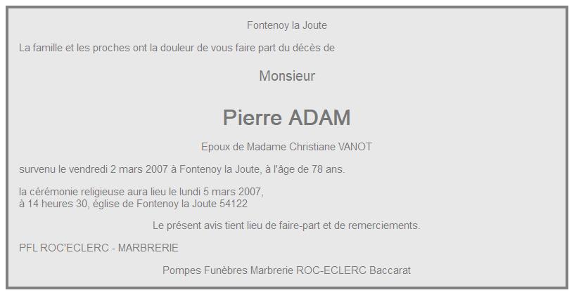 Image Annonce nécrologique