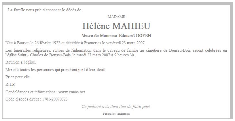 Image Annonce nécrologique