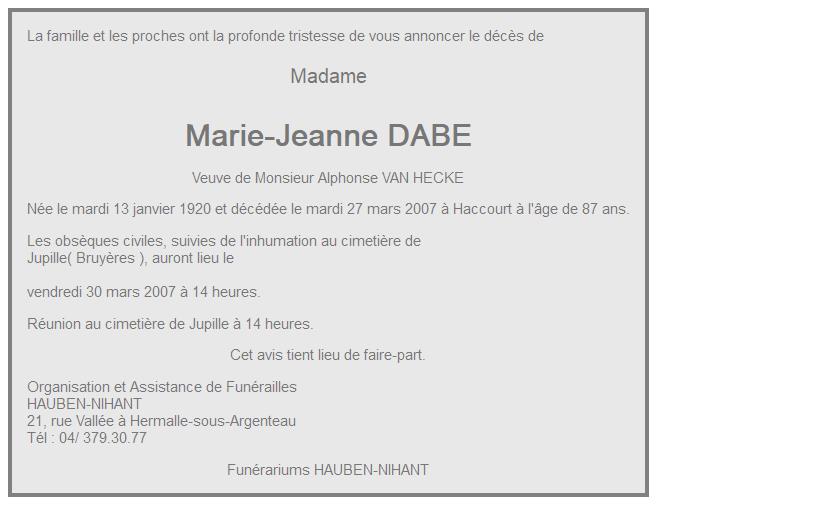 Image Annonce nécrologique