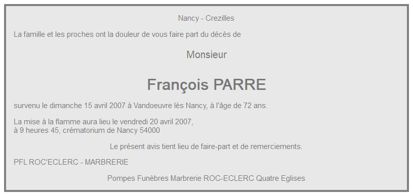 Image Annonce nécrologique