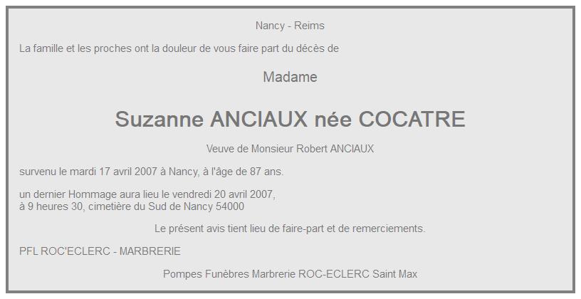 Image Annonce nécrologique