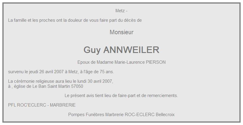Image Annonce nécrologique