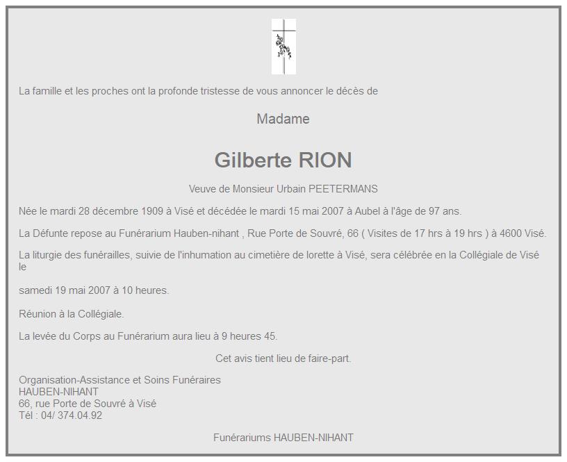 Image Annonce nécrologique