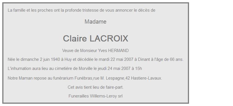 Image Annonce nécrologique