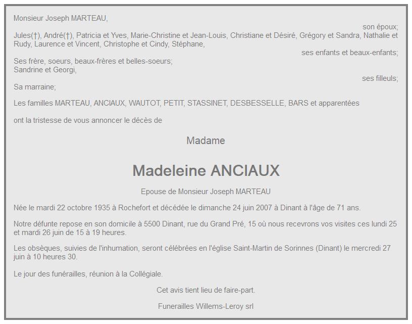 Image Annonce nécrologique