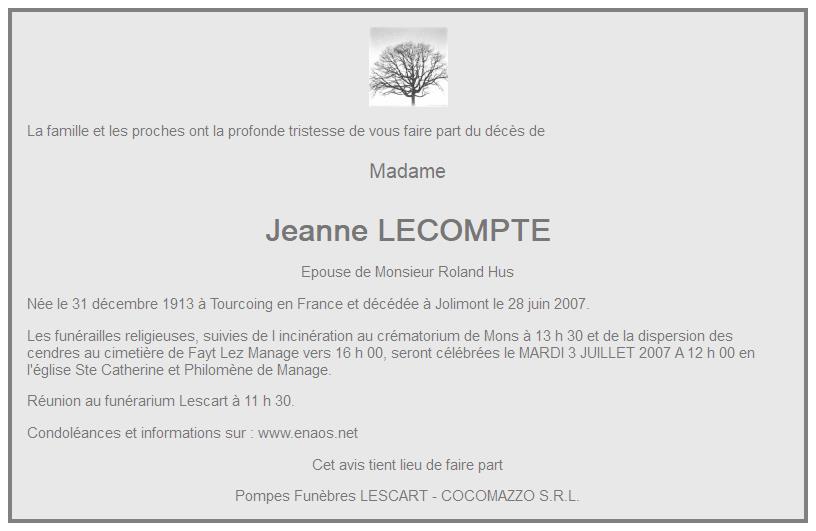Image Annonce nécrologique