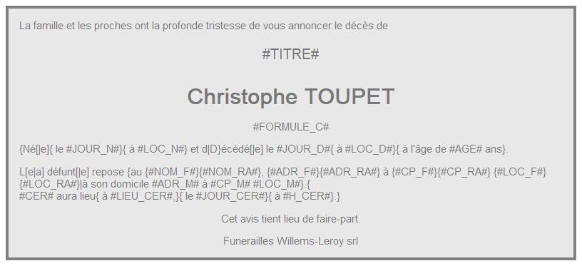 Image Annonce nécrologique