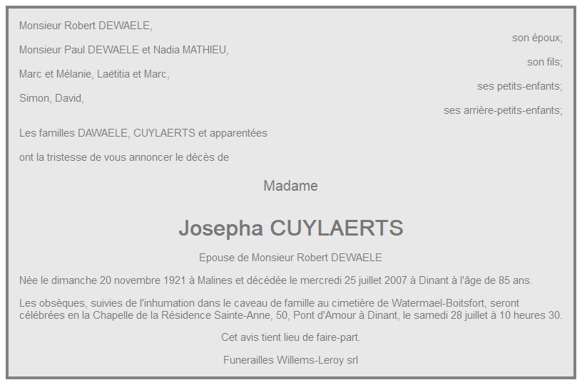 Image Annonce nécrologique