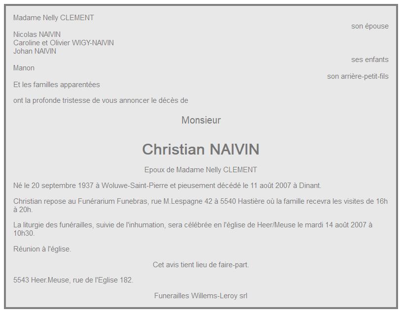 Image Annonce nécrologique