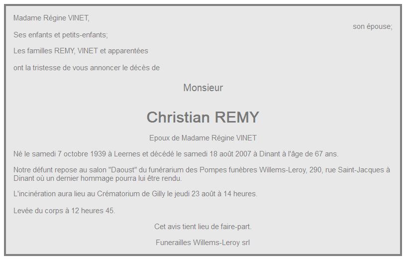 Image Annonce nécrologique