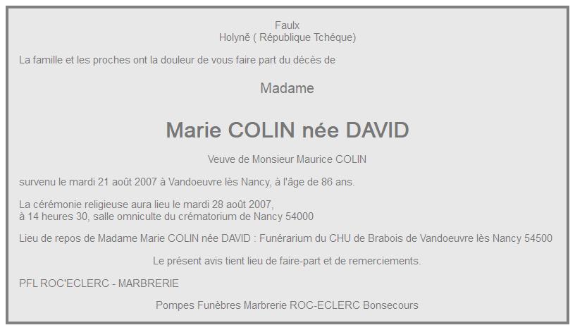 Image Annonce nécrologique