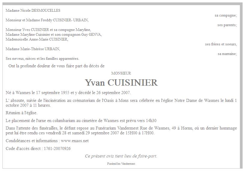 Image Annonce nécrologique