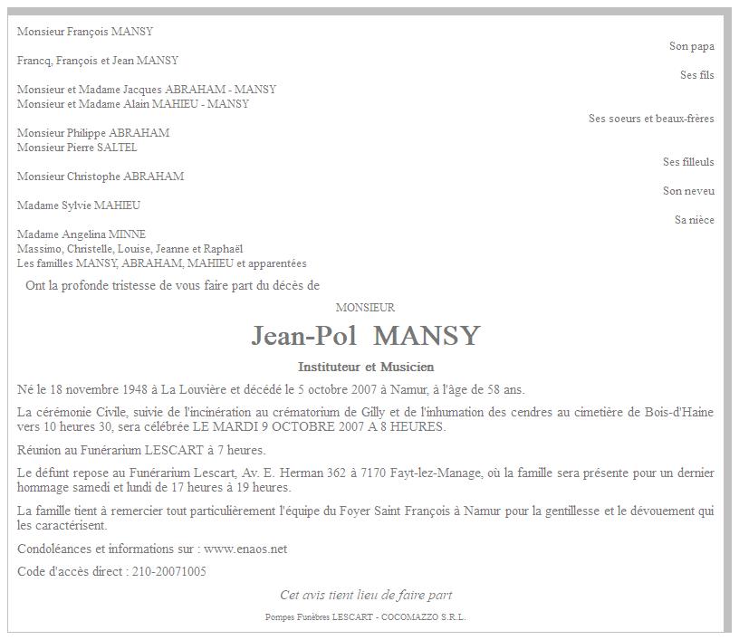 Image Annonce nécrologique