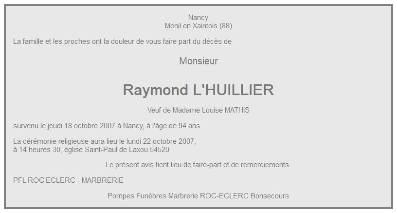 Image Annonce nécrologique