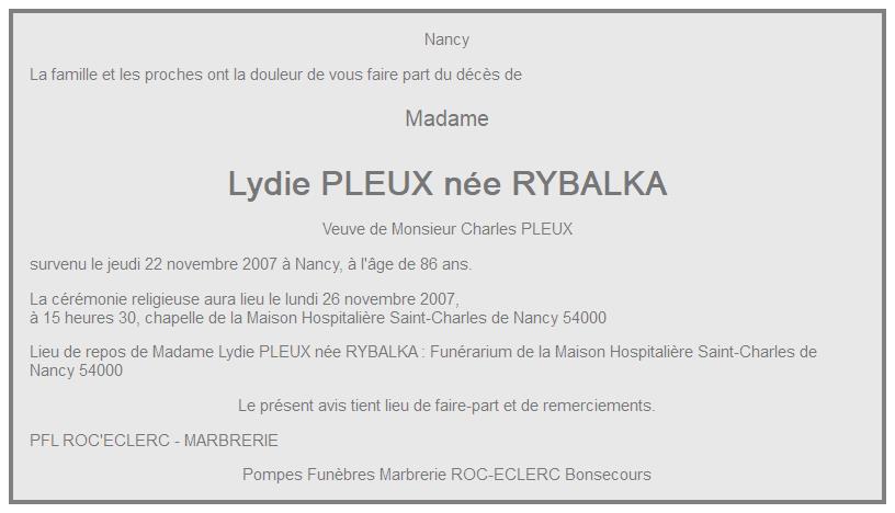 Image Annonce nécrologique