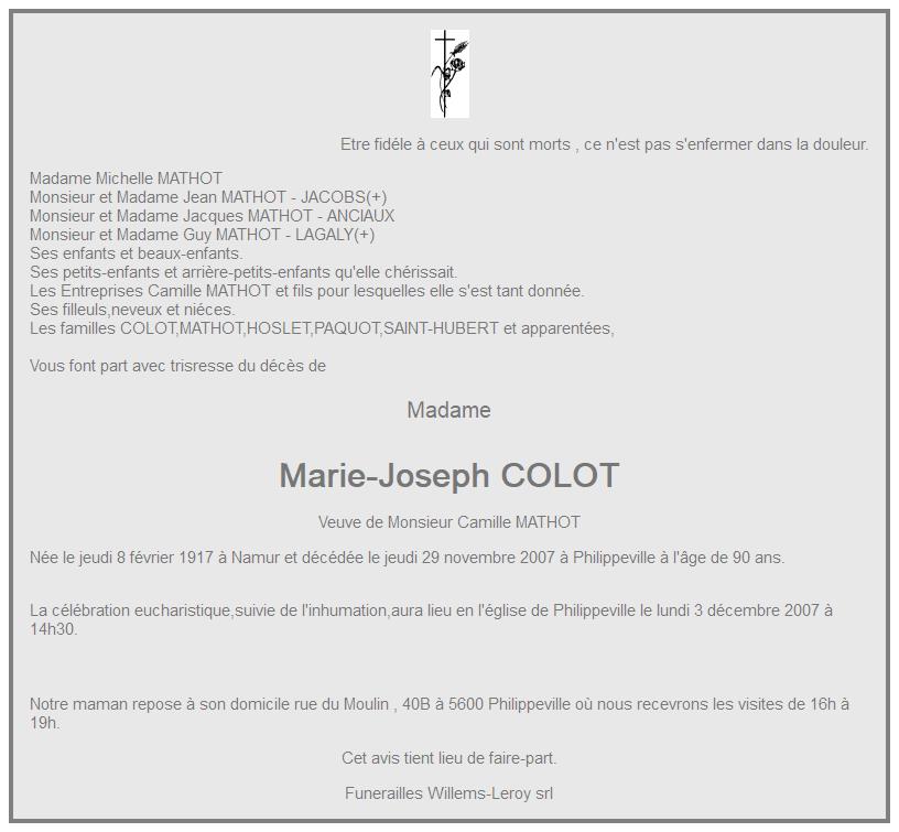 Image Annonce nécrologique