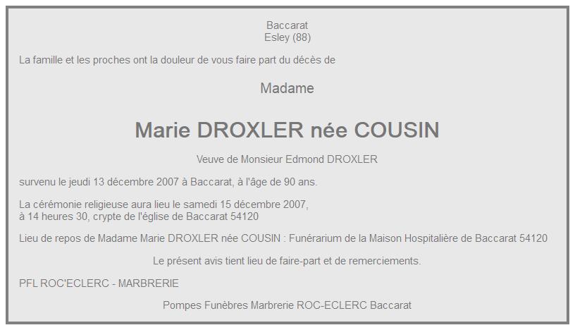 Image Annonce nécrologique