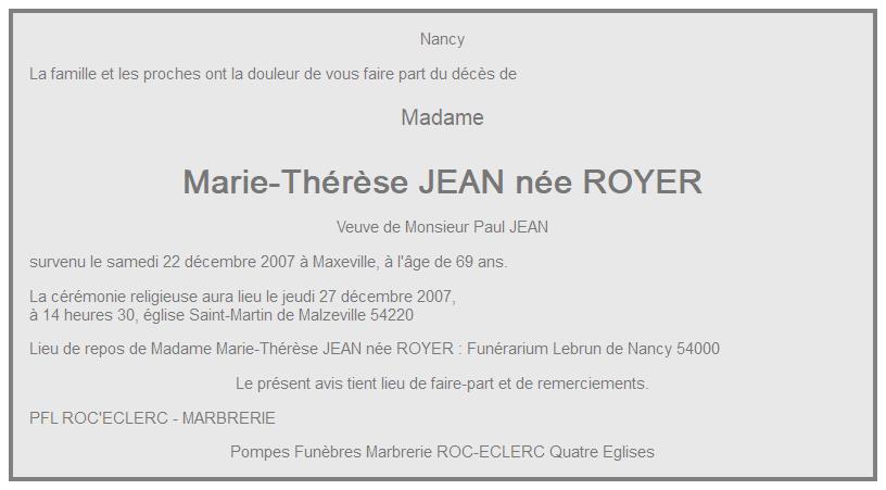 Image Annonce nécrologique