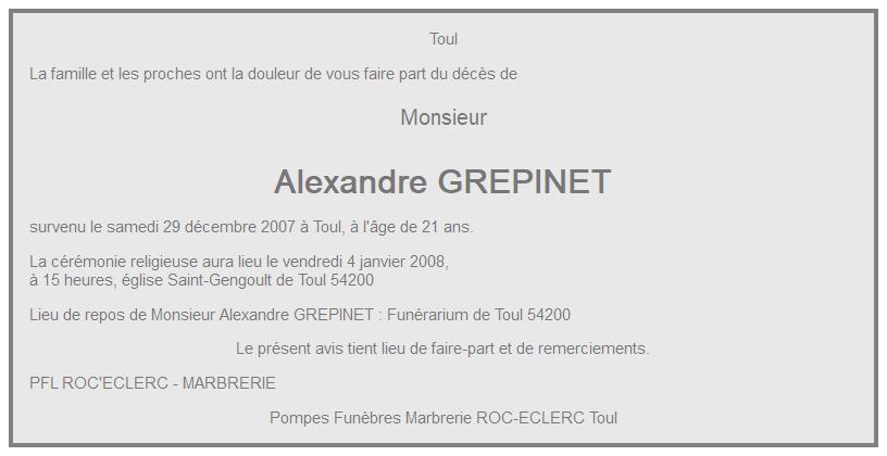 Image Annonce nécrologique