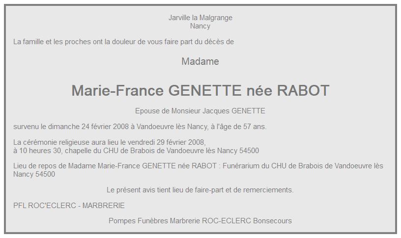 Image Annonce nécrologique