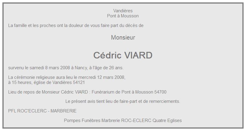 Image Annonce nécrologique